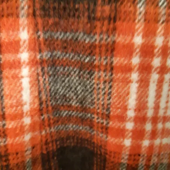 Paparazzi Wool Jacket Orange, White and Black Medium size - Picture 7 of 16